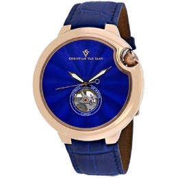 Christian Van Sant Cyclone Automatic Mens Watch Blue Dial cv0143