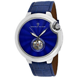 Christian Van Sant Cyclone Automatic Blue Dial Mens Watch cv0140
