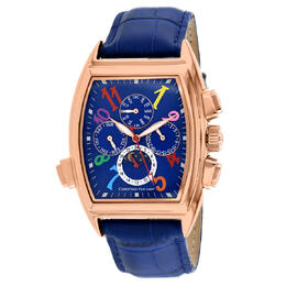 Christian Van Sant Grandeur Automatic Blue Dial Mens Watch cv2138