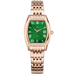 Christian Van Sant Gemma Quartz Green Dial Ladies Watch CV2454