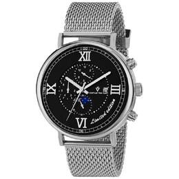 CV1151 Christian Van Sant Somptueuse LTD Chronograph Automatic Black Dial Mens Watch
