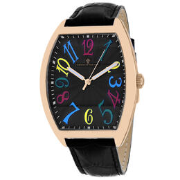Christian Van Sant Royalty II Quartz Black Dial Mens Watch cv0375