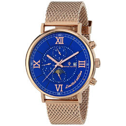 CV1155 Christian Van Sant Somptueuse LTD Chronograph Automatic Mens Watch Blue Dial