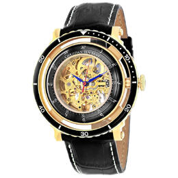 Christian Van Sant CV0750 Dome Mens Automatic Watch with Gold Dial