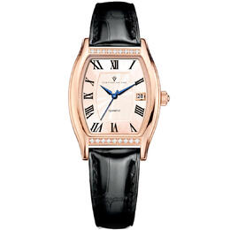 Christian Van Sant Gemma Quartz Rose Gold Dial Ladies Watch cv2445