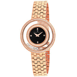 Christian Van Sant Gracieuse Quartz Black Dial Ladies Watch cv4833