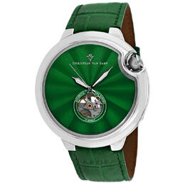 Christian Van Sant Cyclone Automatic Black Dial Mens Watch cv0149