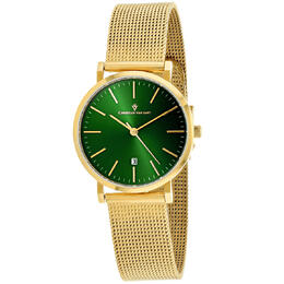 Christian Van Sant Paradigm Quartz Green Dial Ladies Watch cv4226