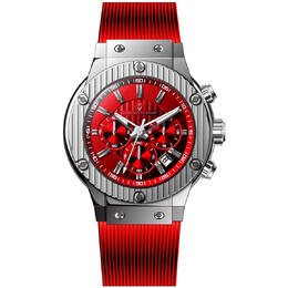 Christian Van Sant Monarchy Chronograph Quartz Red Dial Mens Watch cv8144