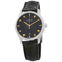 Gucci G-Timeless Automatic Black Dial Ladies Watch ya126469