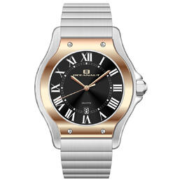 Oceanaut Rayonner Mens Watch oc1399 Black Dial with Rose Gold-tone Hands and Roman Numerals