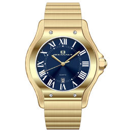 Oceanaut Rayonner Blue Dial OC1396 - Yellow Gold Stainless Steel Mens Watch with Fixed Bezel, Analog Display