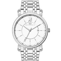 Oceanaut Expedition OC4980 Men's Watch: White Dial, Silver-tone Case