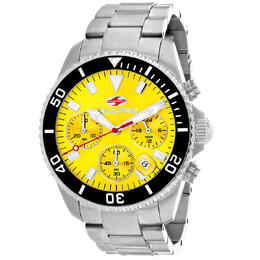 Seapro Scuba 200 Chrono Yellow Dial Mens Watch SP4354