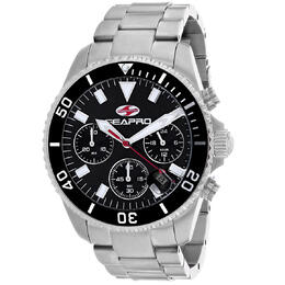 Seapro Scuba 200 Chrono Black Dial Mens Watch sp4351