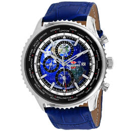 Seapro Meridian World Timer GMT Blue Dial Mens Watch sp7132