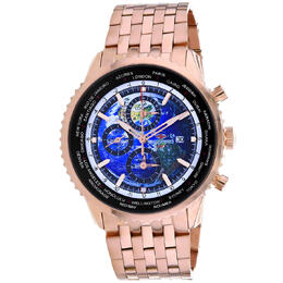 Seapro Meridian World Timer GMT Blue Dial Mens Watch SP7321