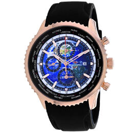 Seapro Meridian World Timer GMT Blue Dial Mens Watch sp7523