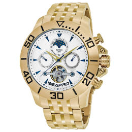 Seapro Montecillo Mens Watch sp5134 Silver-tone Dial