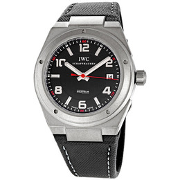 IWC Ingenieur Mens Black Dial Titanium Automatic Watch IW322703 (Pre-owned)
