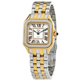 GV2 by Gevril Milan Quartz White Dial Ladies Watch 12113B