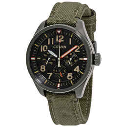 Citizen Chandler Multifunction Black Dial Mens Watch bu2055-16e