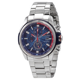 Citizen Marvel Spider-Man Eco-Drive Chronograph Blue Dial Mens Watch ca0429-53w
