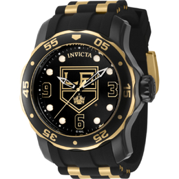 Invicta NHL Los Angeles Kings Quartz Black Dial Mens Watch 42309