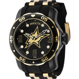 Invicta NHL Dallas Stars Quartz Black Dial Mens Watch 42325