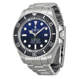 Pre-owned Rolex Sea-Dweller Deep Blue Dial Stainless Steel Mens Watch 116660BLSO Swiss Made