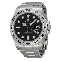 Pre-owned Rolex Explorer II Automatic Chronometer Black Dial Mens Watch 216570bkso