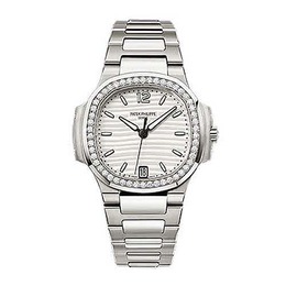 Patek Philippe Nautilus Diamond Stainless Steel Ladies Watch 7018-1a-001