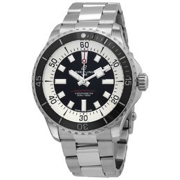 Breitling Superocean Automatic Chronometer Black Dial Mens Watch a17376211b1a1