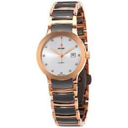Rado Automatic Diamond Silver Dial Ladies Watch r30183762