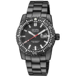 Gevril Canal St Divers Automatic Black Dial Mens Watch 46006.1