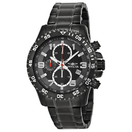 Invicta Specialty Chronograph Grey Dial Gunmetal Ion-plated Mens Watch 14879