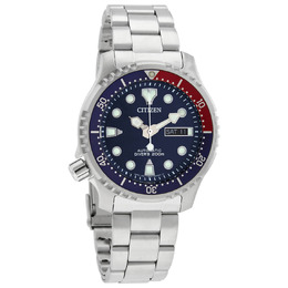 Citizen Promaster Lefty Automatic Blue Dial pepsi Bezel Mens Watch ny0086-83l
