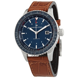 Hamilton Khaki Aviation Automatic Blue Dial Mens Watch h76645540