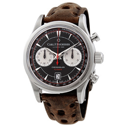 Pre-owned Carl F. Bucherer Manero Flyback Chronograph Automatic Black Dial Mens Watch 00.10919.08.33.02