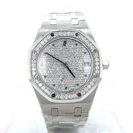 Pre-owned Audemars Piguet Royal Oak Diamond Diamond Dial Mens Watch 14813pt.zz.0789pt.01