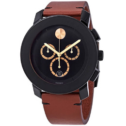 Movado Bold Chronograph Black Dial Mens Watch 3600540