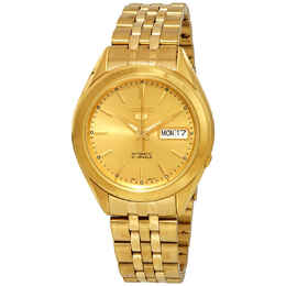 Seiko SNKL28 Mens Automatic Gold Dial Watch