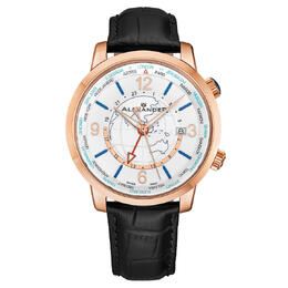 Alexander Alexander 2 Quartz Silver Dial Mens Watch a171a-02