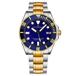 Alexander Alexander 2 Quartz Blue Dial Mens Watch a501b-03
