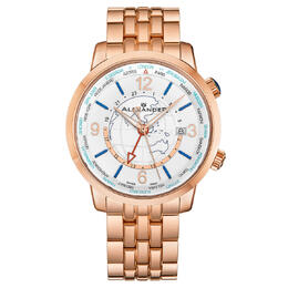 Alexander Alexander 2 Quartz Silver Dial Mens Watch a171b-02