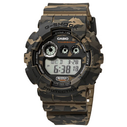Casio G-Shock Classic Brown Camouflage Resin Mens Watch - gd120cm-5cr