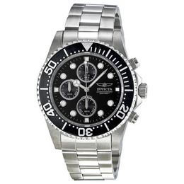 Invicta Pro Diver Chronograph Black Dial Mens Watch 1768