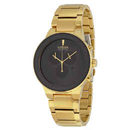 Citizen Axiom Eco Drive Chronograph Black Dial Mens Watch at2242-55e