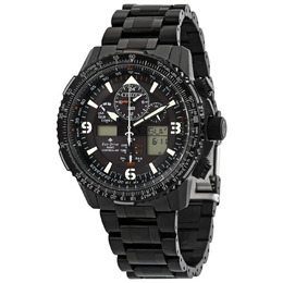 Citizen Perpetual Black Dial Mens Watch JY8085-81E