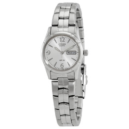 Citizen Quartz Silver Dial Ladies Watch eq0540-57a